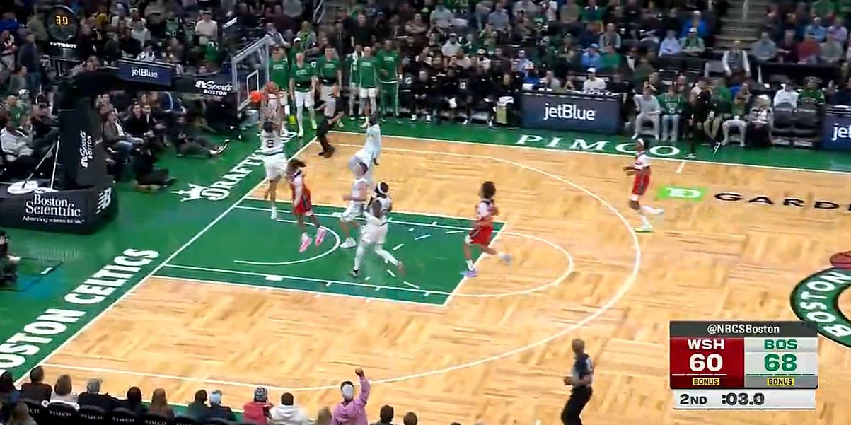 后备队员不给力！板凳得分凯尔特人半场2-20跟跑位，仅一人得分